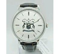 Montre Homme Trussardi T-Couple Cadran Argenté Bracelet En Cuir, Boîtier 41mm