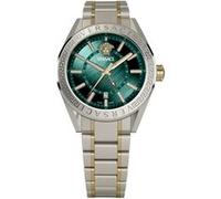 Versace Montre Homme VEAFA0524 V‑Code GMT Quartz Vert