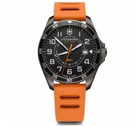 Montre Homme Victorinox FieldForce en caoutchouc orange - 42 mm