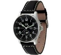 Montre Homme Zeno Watch Basel pour Analogiques Automatique avec Bracelet de Cuir P561a1 Noir G