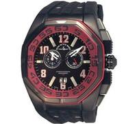 Montre Homme ZenoWatch Neptun 5 Chrono Big Date red 45415020Qa17 Noir G