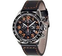 Montre Homme ZenoWatch Quartz 4 Chronographe carbon 64975030Qs15 Noir
