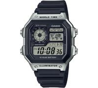Casio Hommes Numérique Quartz Japonais Montre avec Bracelet en Résine AE-1200WH-1CVCF