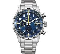 Montre Hommes Citizen Eco-Drive Chronographe Bracelet Acier inoxydable Argent CA0790-83L