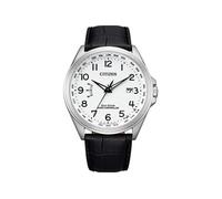 Citizen Montre CB0250-17A Homme Analogique Eco-Drive Radiocommandée 43 mm 10 ATM Bracelet Cuir Noir