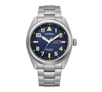 Montre Hommes Eco-Drive Analogique Bracelet Titane Argent BM8560-88LE
