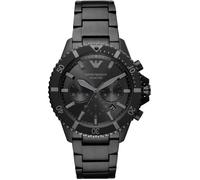 Montre Hommes Emporio Armani AR11363 Quartz Chronographe Bracelet Acier inoxydable Noir