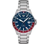 Montre - Emporio Armani - AR11590 - Argent Acier inoxydable - Etanche 10 Atm - Cadran Bleu