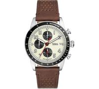 Montre Hommes Fossil FS6042 - Cuir Marron - 42mm - 5 bar