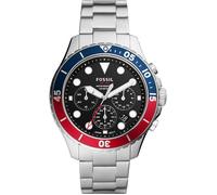 Montre Hommes Fossil Quartz Chronographe Bracelet Acier inoxydable Argent FS5767