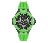 Montre Hommes Philipp Plein PWPFA0624 - Silicone Vert - 46mm - 5 Atm