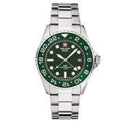 Montre Homme Quartz Swiss Alpine Military SAM7052.1134 - Acier inoxydable - Cadran Vert
