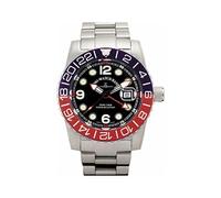 Montre HommeWatch Airplane Diver Quartz GMT Points (Dual Time). black/blue/red 6349QGMTa147M