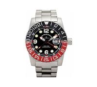 Montre HommeWatch Airplane Diver Quartz GMT Points (Dual Time). black/red 6349QGMTa17M