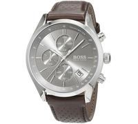 Hugo Boss Montre Homme Grand Prix 1513476 – Chronographe Quartz Cuir Marron