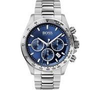 Hugo Boss Montre Homme Hero 1513755 Chronographe Quartz Acier inoxydable Cadran bleu 5 ATM