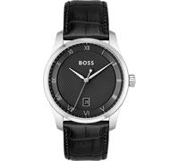 BOSS Montre Analogique à Quartz pour Homme Collection Principle avec Bracelet en Cuir Our Acier Inoxydable - Disponible en différentes Couleurs