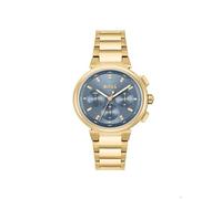 Montre - Hugo Boss - One 1502677 - Cadran bleu - Bracelet acier doré - Étanchéité 30m