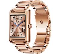 Montre ICE SMART TK 2.0 Rectangulaire avec Bracelet Acier inoxydable Or rose métak Ice Watch