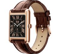 Montre ICE SMART TK 2.0 Rectangulaire avec Bracelet Cuir Rose Croco Marron Ice Watch