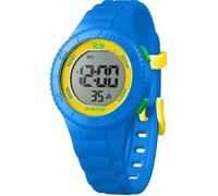 ICE-WATCH - Ice Digit Blue Yellow Green - Montre Bleue pour Garçon avec Bracelet en Plastique - 021615 (Small)