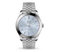 ICE-WATCH - Ice Steel Silver Light Blue - Montre Argent pour Femme avec Bracelet en Metal - 023789 (Small)
