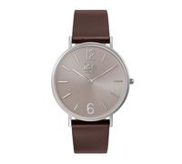 Montre ICE-WATCH CITY tanner Brown Taupe - Bracelet en cuir lisse - Homme