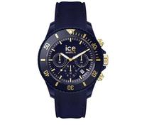 ICE-WATCH - Ice Chrono Dark Blue Gold - Montre Bleue pour Homme avec Bracelet en Plastique - 021601 (Medium)