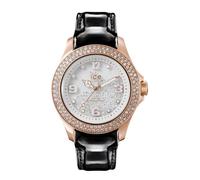 Montre - Ice-Watch - ICE crystal Rose-Gold Black - Cuir - Analogique - Femme