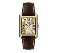 Montre - ICE WATCH - Ice Smart TKS 2.0 025618 - Doré - Bracelet cuir marron - Boîtier rectangulaire 32x36 mm