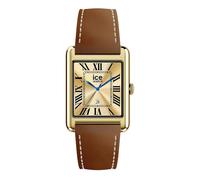 ICE-WATCH - Ice Smart TKS 2.0 Gold Camel Smooth - Montre connectée dorée pour Femme avec Bracelet en Cuir - 025619 (1.41 Pouces / 32mm) - Smartwatch, Suivi des activités physiques et de la santé