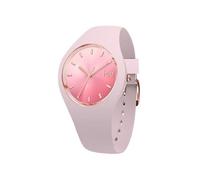 ICE-WATCH - Ice Sunset Pink - Montre Rose pour Femme avec Bracelet en Silicone - 015747 (Medium)