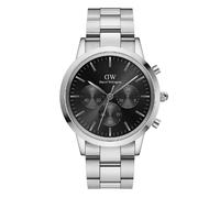 Montre ICONIC CHRONOGRAPH LINK ONYX S Daniel Wellington Homme