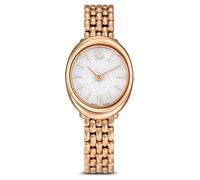 Montre Imber oval, Fabriqué en Suisse, Bracelet en métal, Ton doré, Finition or rose OS