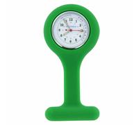 Montre infirmière en silicone couleur unie - Vert