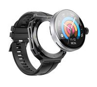 Montre intelligente 1,32 pouces, Bluetooth 5.0, IP68, 200mAh + 2 bracelets - Hoco Smart Sports (Y14) - Noir