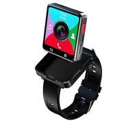 Montre intelligente 4G, Android 11 Quad Core 3 Go + 32 Go, grand écran de 6,7 cm, montre pour homme 1200 mAh, port de type C, double caméra WiFi Blurtooth GPS, traqueur d'activité, montre de sport (3