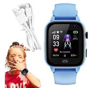 Montre intelligente 4G pour - Autonomie prolongée de la batterie | Montre intelligente GPS 400 mAh | Tracker GPS pour | Appel vidéo | Communication sûre et de localisation pour