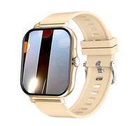Montre Intelligente À Écran Tactile Complet Pour Hommes Et Femmes,Montre-Bracelet De Sport,Montres De Fitness,Appel Bt,Montre Intelligente Numérique,Cadeau,2023.1-Gold.
