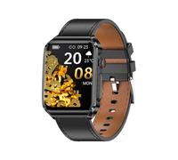 Montre intelligente avec appels ECG et Bluetooth Black