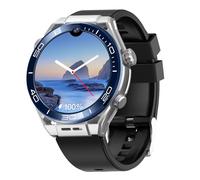 Montre intelligente avec carte SIM 4G pour homme avec double caméra HD, prise en charge des appels vidéo, batterie 700 AMH, 4 Go de RAM + 64 Go de ROM
