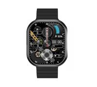 Montre intelligente avec carte SIM 4G pour homme et femme 2025 Android Play Store 2,02" LCD Watch X Call TikTok Caméra vidéo Ultra GPS (Noir)