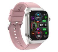 INF Montre intelligente avec ECG, fréquence cardiaque, tension artérielle, sommeil Rose