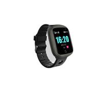 Montre Intelligente Avec Fréquence Cardiaque, Tension Artérielle,Positionnement Le Noir