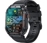 Montre intelligente Bluetooth SWC-191B avec capteur de fréquence cardiaque, de pression artérielle et d'oxygène dans le sang et fonction d'appel
