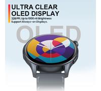 Montre intelligente Btalk 3 Pro, écran 1,43'' 466x466, batterie longue durée, BT 5.2