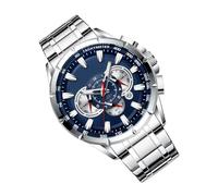 Montre Intelligente d'affaires pour Homme, en Acier Inoxydable - Montre chronographe microseconde - Bracelet mécanique Classique - Accessoires de vêtements d'affaires élégants pour Tous Les employés