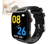 Montre intelligente de détection de chute pour personnes âgées, appel bidirectionnel, montre intelligente de sécurité pour personnes âgées avec alerte SOS médicale, traceur GPS, étanchéité IP67, surve