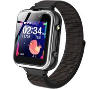 Montre Intelligente Enfant, Écran Tactile Smartwatch Téléphone Pédomètre Mode Scolaire Lampe De Poche Calculatrice Sos Réveil, Garçons Filles Étudiant Cadeau D'anniversaire, Noir[Mon8301698]