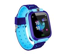 Montre intelligente enfants GPS étanche avec carte SIM Tracker -Bleu